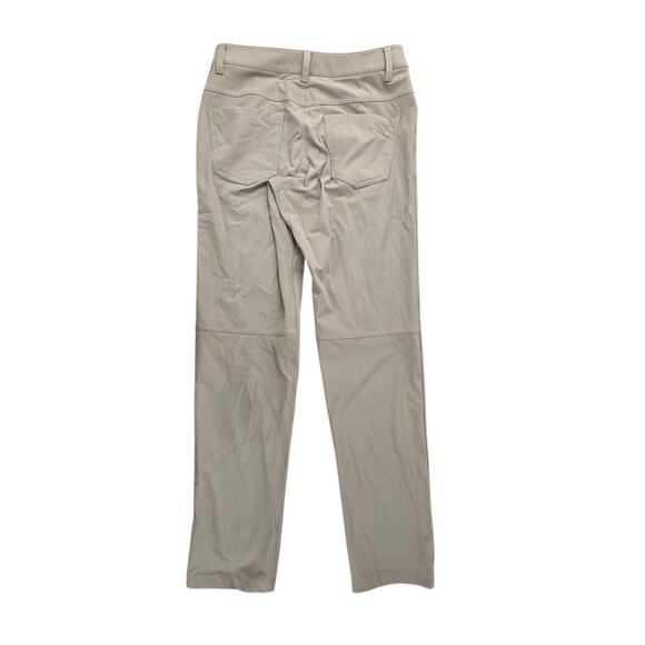 Lululemon ABC Pants Mens 28x31 Tan Beige Commission Warpstreme Stretch Chino - Picture 2 of 6